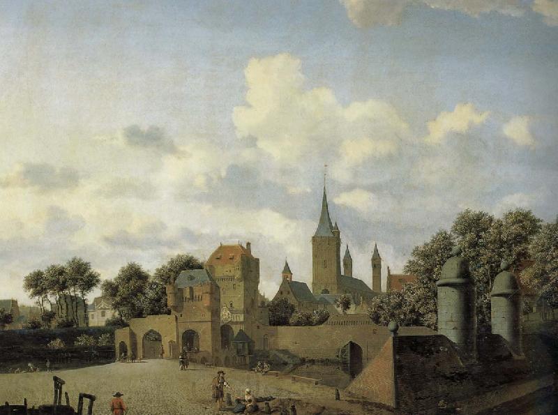 Jan van der Heyden Church of the landscape France oil painting art